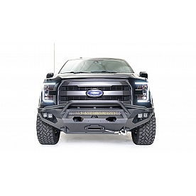 Fab Fours Bumper Vengeance 1-Piece Design Steel Black - FF15X32521