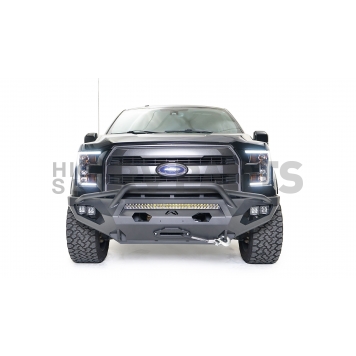 Fab Fours Bumper Vengeance 1-Piece Design Steel Black - FF15X32521