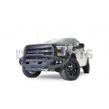 Fab Fours Bumper Vengeance 1-Piece Design Steel Black - FF15X32521-1