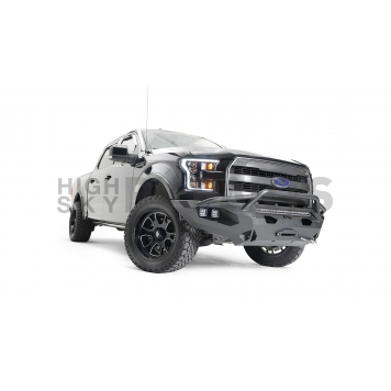 Fab Fours Bumper Vengeance 1-Piece Design Steel Black - FF15X32521-2