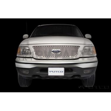 Putco Grille Insert - Polished Stainless Steel Rectangular - 84130