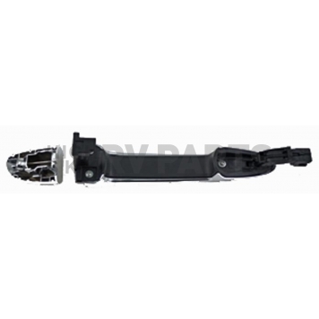 Help! By Dorman Exterior Door Handle - Plastic Silver Single - 79979-1