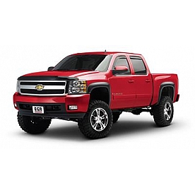 EGR Fender Flare - Black ABS Textured Plastic Matte Set Of 4 - 751404