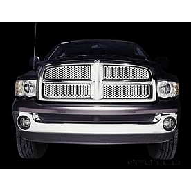 Putco Grille Insert - Polished Stainless Steel Rectangular - 84132