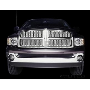 Putco Grille Insert - Polished Stainless Steel Rectangular - 84132