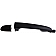 Help! By Dorman Exterior Door Handle - Plastic Black Single - 79984
