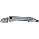 Help! By Dorman Exterior Door Handle - Plastic Silver Single - 79987