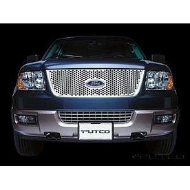Putco Grille Insert - Polished Stainless Steel Rectangular - 84135