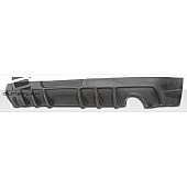 Extreme Dimensions Air Dam Rear Lip Fiberglass Reinforced Plastics Primered Black - 105991