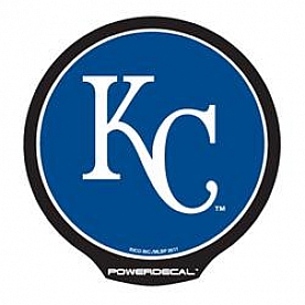 POWERDECAL Decal - Kansas City Royals Logo Black Plastic 4-1/2 Inch - PWR4401