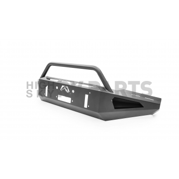 Fab Fours Bumper Red Steel 1-Piece Design Steel Black - F18RS45621-1