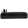 Help! By Dorman Exterior Door Handle - Plastic Black Single - 77786