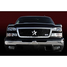 RBP (Rolling Big Power) Grille Insert - Black Powder Coated Stainless Steel Rectangular - 254107