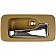 Help! By Dorman Interior Door Handle - Plastic Beige Housing With Silver Lever Single - 77803