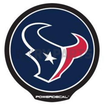POWERDECAL Decal - Houston Texans Logo Black Plastic 4-1/2 Inch - PWR0601