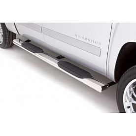Lund International Nerf Bar 6 Inch Stainless Steel Oval - 24389009