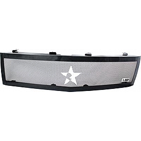 RBP (Rolling Big Power) Grille Insert - Black Powder Coated Stainless Steel Trapezoid - 254111