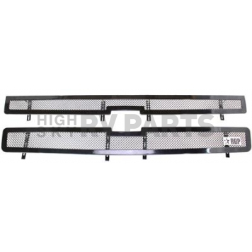 RBP (Rolling Big Power) Grille Insert - Black Powder Coated Stainless Steel Rectangular - 254112