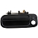 Help! By Dorman Exterior Door Handle - Plastic Black Single - 77619