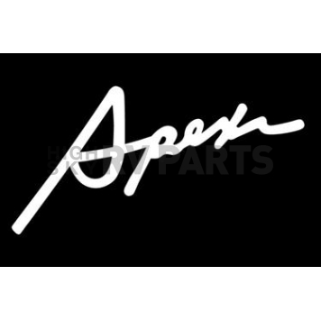 APEXi Decal White - 601KH07