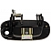 Help! By Dorman Exterior Door Handle - Plastic Black Single - 77640