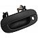 Help! By Dorman Exterior Door Handle - Plastic Black Single - 77640
