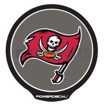 POWERDECAL Decal - Tampa Bay Buccaneers Logo Black Plastic 4-1/2 Inch - PWR2101