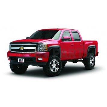 EGR Fender Flare - Black ABS Textured Plastic Matte Set Of 2 - 751724R