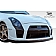 DuraFlex Bumper Cover Plain  GT-R Fiberglass - 104358