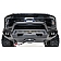 Fab Fours Bumper Vengeance 1-Piece Design Steel Black - FS17X41521