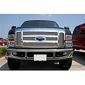 Putco Grille Insert - Chrome Plated Aluminum Rectangular - 99197