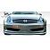 Extreme Dimensions Air Dam Front Lip Fiberglass Reinforced Plastics Primered Black - 105662