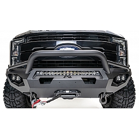 Fab Fours Bumper Vengeance 1-Piece Design Steel Natural - FS17X4152B