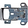 Help! By Dorman Interior Door Handle - Paddle Plastic Silver Single - 77479
