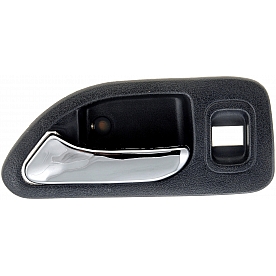Help! By Dorman Interior Door Handle - Plastic Black Housing With Silver Lever Single - 77483