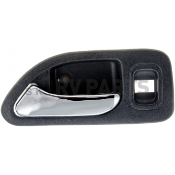 Help! By Dorman Interior Door Handle - Plastic Black Housing With Silver Lever Single - 77483