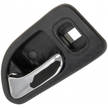 Help! By Dorman Interior Door Handle - Plastic Black Housing With Silver Lever Single - 77483-2