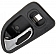 Help! By Dorman Interior Door Handle - Plastic Black Housing With Silver Lever Single - 77483