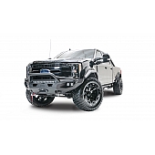 Fab Fours Bumper Vengeance 1-Piece Design Steel Black - FS17X41611