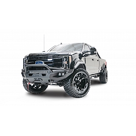 Fab Fours Bumper Vengeance 1-Piece Design Steel Black - FS17X41611