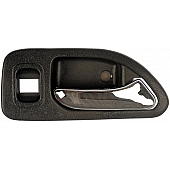 Help! By Dorman Interior Door Handle - Plastic Black Housing With Silver Lever Single - 77485