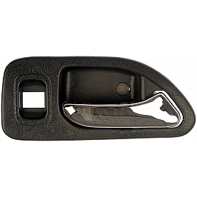 Help! By Dorman Interior Door Handle - Plastic Black Housing With Silver Lever Single - 77485