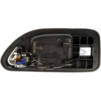 Help! By Dorman Interior Door Handle - Plastic Black Housing With Silver Lever Single - 77485-1