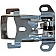 Help! By Dorman Interior Door Handle - Paddle Plastic Silver Single - 77486