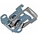 Help! By Dorman Interior Door Handle - Paddle Plastic Silver Single - 77486