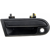 Help! By Dorman Exterior Door Handle - Plastic Black Single - 77492