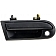 Help! By Dorman Exterior Door Handle - Plastic Black Single - 77492