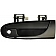 Help! By Dorman Exterior Door Handle - Plastic Black Single - 77493