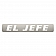 Pilot Automotive Decal - EL JEFE Silver Stainless Steel - TT088