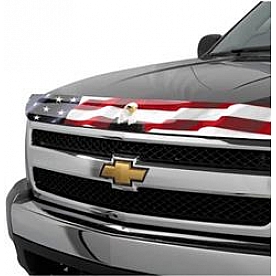 Stampede Bug Shield - Plastic American Flag With Eagle  - 215830